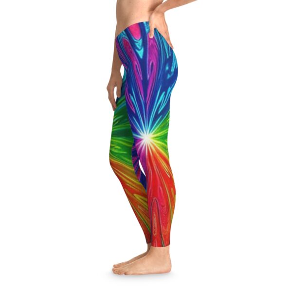 Fluid Psyche Stretchy Leggings (AOP) Clothing Activewear 11