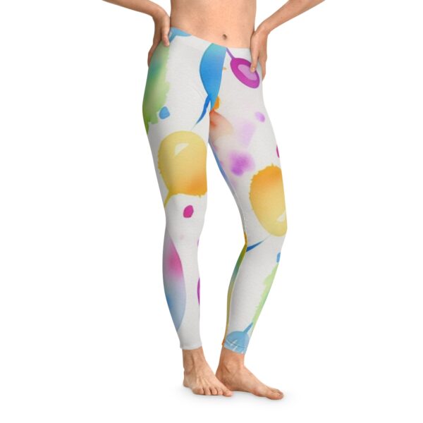 Color Splash Stretchy Leggings (AOP) Clothing Activewear 7