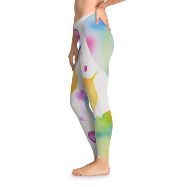 Color Splash Stretchy Leggings (AOP) Clothing Activewear 11
