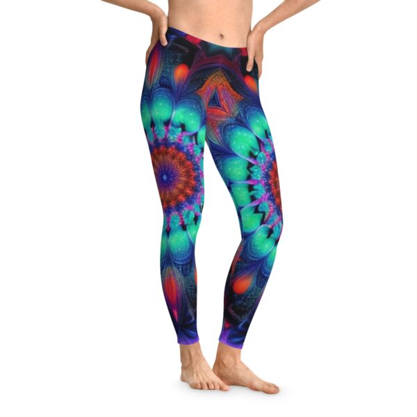 Color Psyche Stretchy Leggings (AOP) Clothing Activewear 13