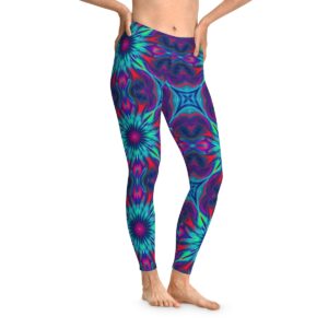 Pulse Psyche Stretchy Leggings (AOP) Clothing Activewear