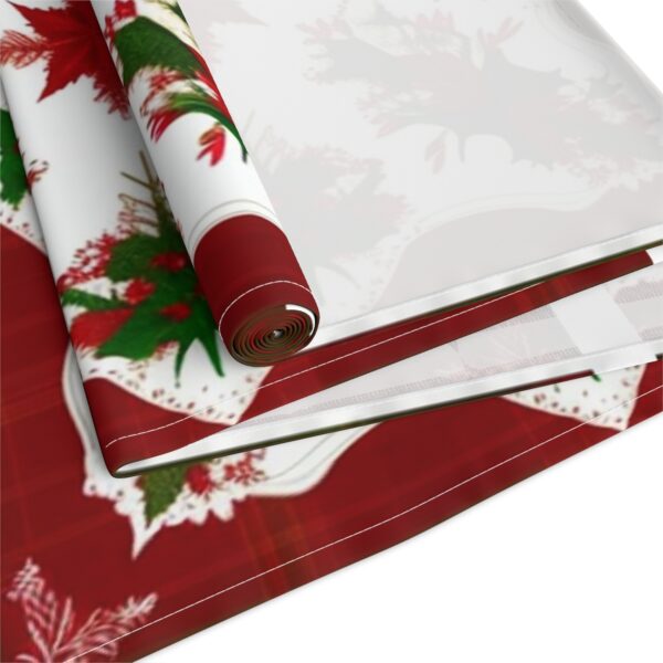 Table Runner “Ribbons of the Holiday” Gifts/Party/Celebration Christmas table runner 8