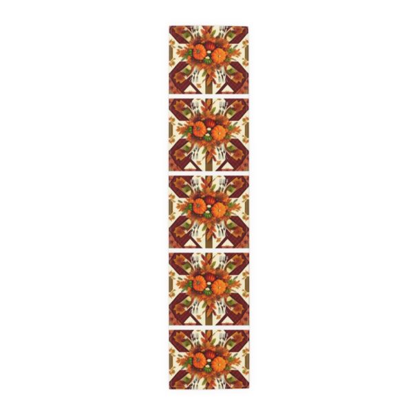 Table Runner “Fall Jacks” (Cotton, Poly) Gifts/Party/Celebration Christmas table runner 6