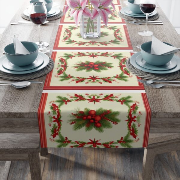 Table Runner “Gift of the Holiday” Gifts/Party/Celebration Christmas table runner 10