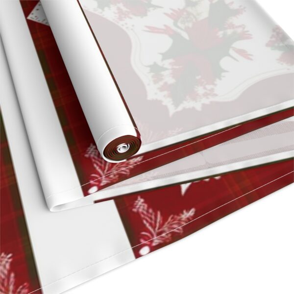 Table Runner “Ribbons of the Holiday” Gifts/Party/Celebration Christmas table runner 3