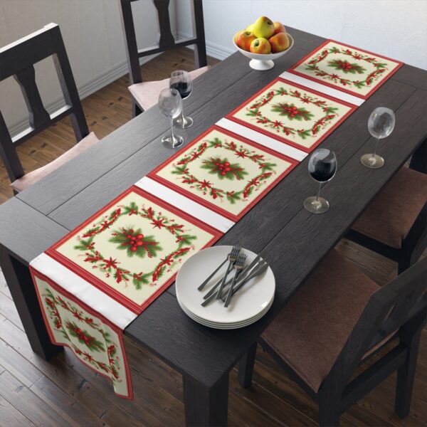 Table Runner “Gift of the Holiday” Gifts/Party/Celebration Christmas table runner 14