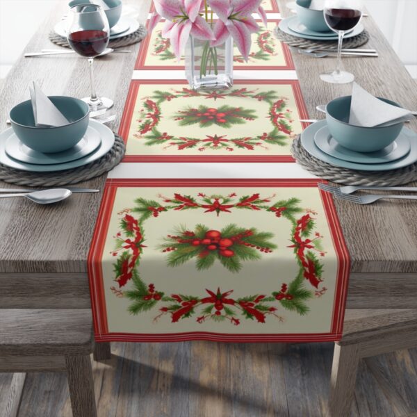 Table Runner “Gift of the Holiday” Gifts/Party/Celebration Christmas table runner 15