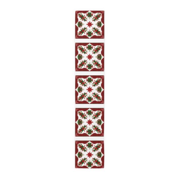 Table Runner “Ribbons of the Holiday” Gifts/Party/Celebration Christmas table runner 16