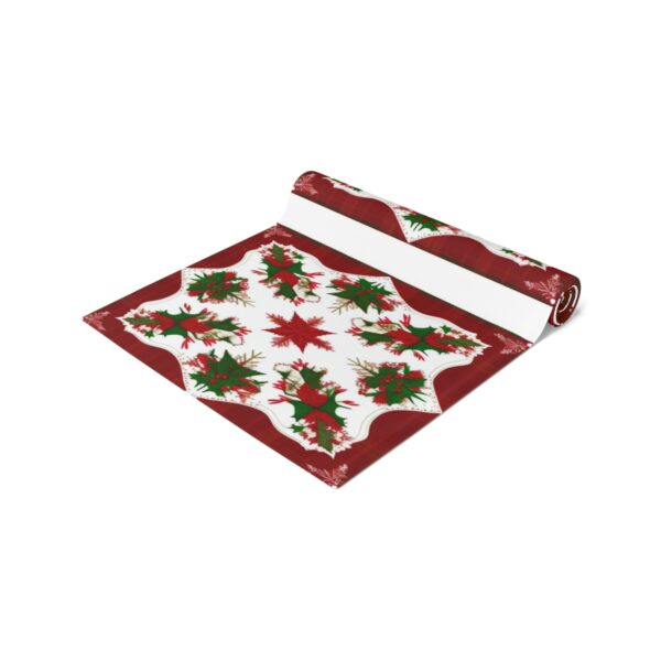 Table Runner “Ribbons of the Holiday” Gifts/Party/Celebration Christmas table runner 17