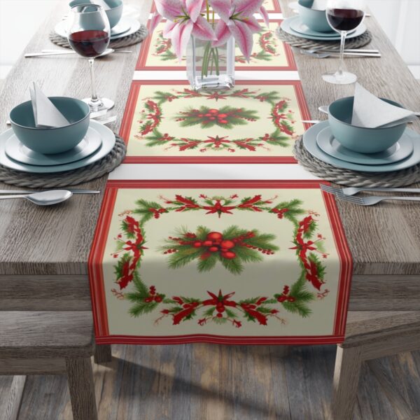 Table Runner “Gift of the Holiday” Gifts/Party/Celebration Christmas table runner 20