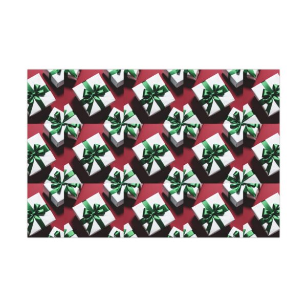 Gift Wrap Papers – “Green Bow” Gifts/Party/Celebration Birthday gift wrap 2
