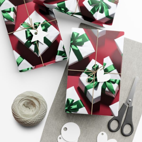 Gift Wrap Papers – “Green Bow” Gifts/Party/Celebration Birthday gift wrap 6