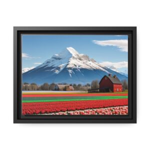Digital “Tulip Fields Forever” Canvas Print Artwork Art prints