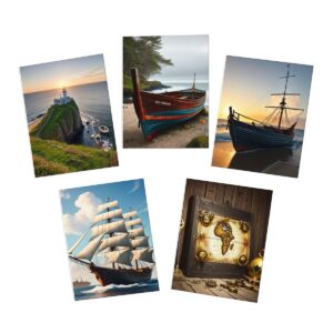 Greeting Cards “Nautical Voyage” Cards/Stationery Blank greeting cards