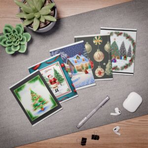 Greeting Cards “Watercolor Christmas 2” Cards/Stationery Blank greeting cards