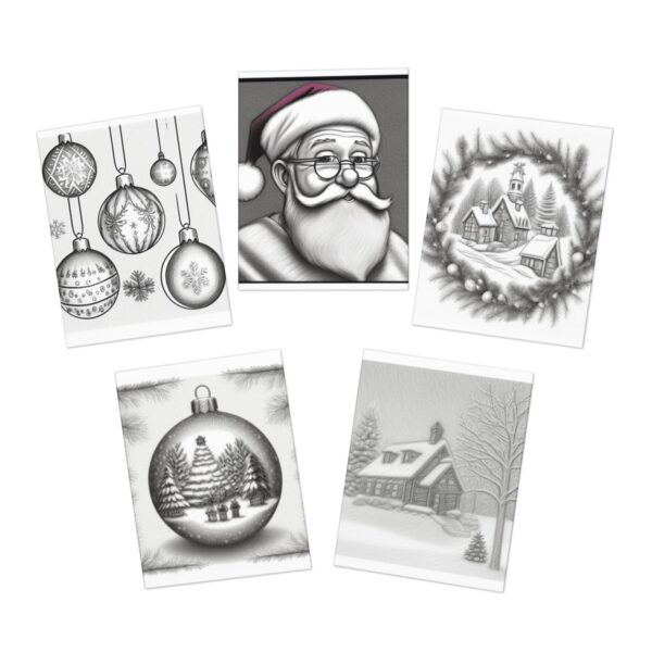 Greeting Cards “Sketched Christmas” Cards/Stationery Blank greeting cards 2