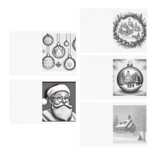 Greeting Cards “Sketched Christmas” Cards/Stationery Blank greeting cards 3
