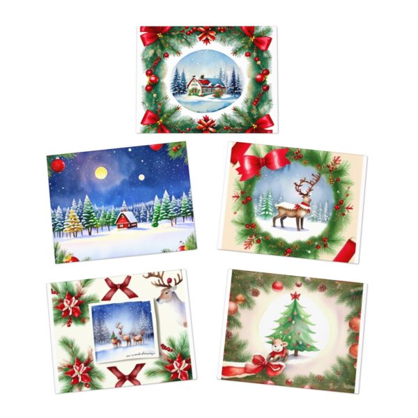 Greeting Cards “Watercolor Christmas 1” Cards/Stationery Blank greeting cards 6