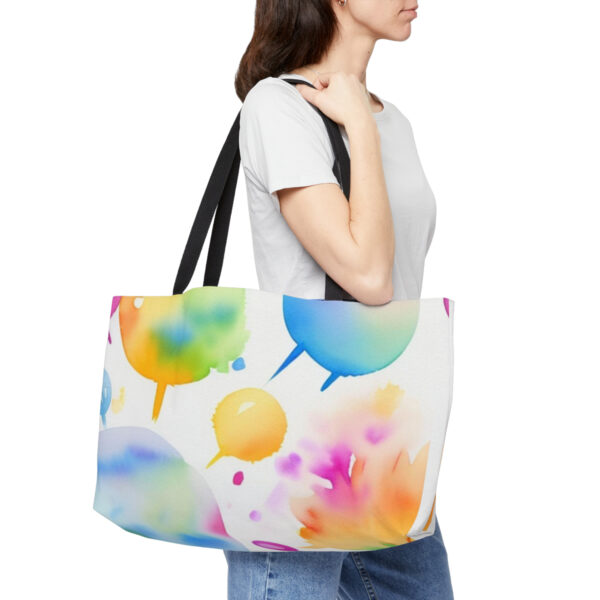 Color Splash Weekender Tote Bag Bags/Backpacks