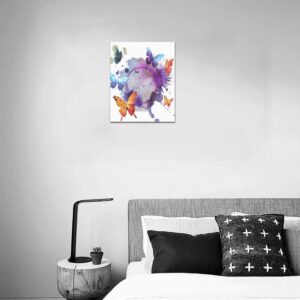 Canvas Prints Wall Art Print Decor – Framed Canvas Print 8×10 inch – Butterfly Splash 8" x 10" Artistic Wall Hangings