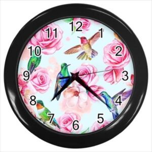 Birds of a Feather – FREE Shipping – Wall Clock (Black) CN Custom Artwork Wall Clocks