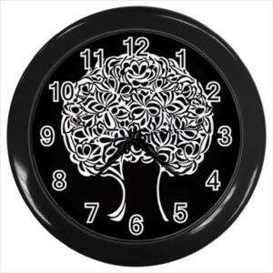 BrainTree – FREE Shipping – Wall Clock (Black) CN Custom Artwork Wall Clocks