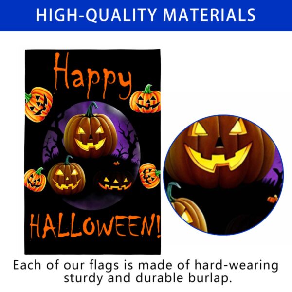 Linen Garden Flag Banner – Halloween
– Happy Jacks 12″x18″ Garden Banner Flags Decorative Yard 7