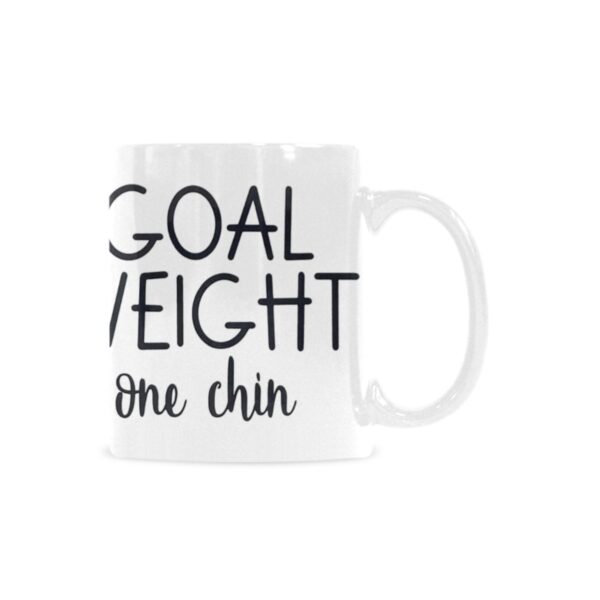 Ceramic Mug – 11 oz White –  Goal Weight Drinkware Artistic Coffee Cups 6