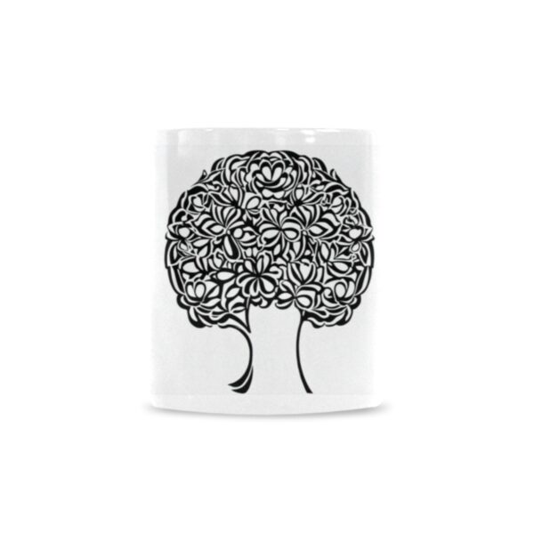 Ceramic Mug – 11 oz White –  BrainTree Drinkware Artistic Coffee Cups 6