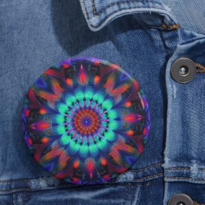 Custom “Color Psyche” Pin Buttons Gifts/Party/Celebration Bespoke Buttons