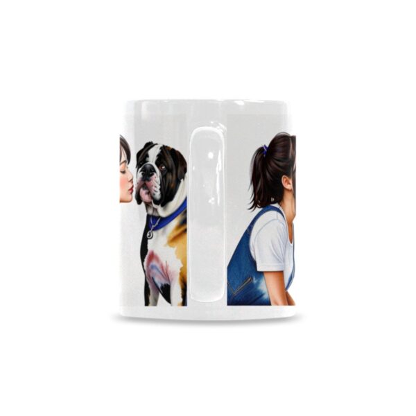 Ceramic Mug – 11 oz White –  Puppy Love Drinkware Artistic Coffee Cups 5