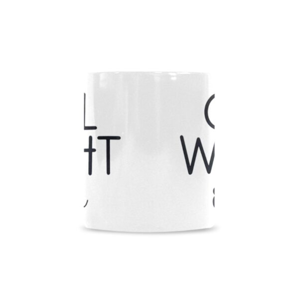 Ceramic Mug – 11 oz White –  Goal Weight Drinkware Artistic Coffee Cups 2
