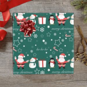 Wrapping
Paper Gift Wrap – Green Santa – 1, 2, 3, 4 or 5 Rolls Gifts/Party/Celebration Birthdays