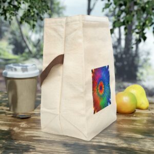 Canvas “Fractal Psyche” Lunch Bag With Strap Bags/Backpacks backpack
