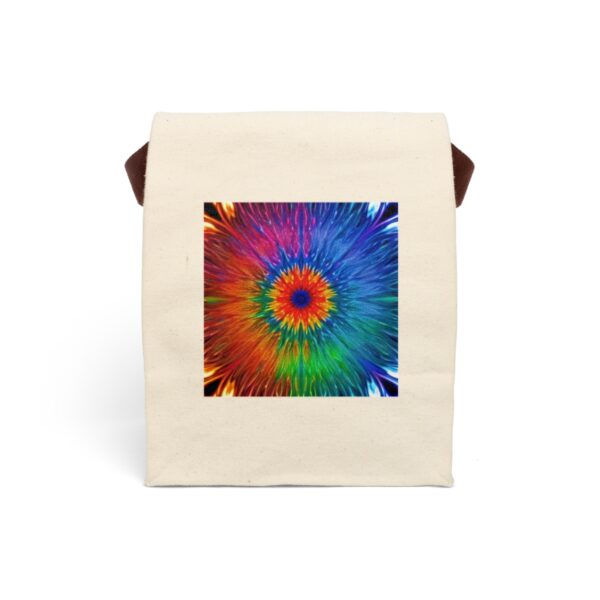 Canvas “Fractal Psyche” Lunch Bag With Strap Bags/Backpacks backpack 2