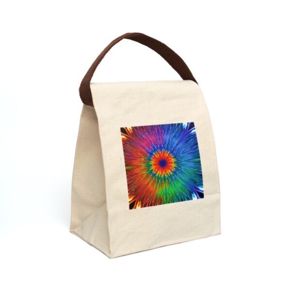 Canvas “Fractal Psyche” Lunch Bag With Strap Bags/Backpacks backpack 3