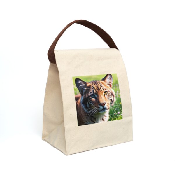 Canvas Lunch Bag “Le Tigre” Reusable Eco-Friendly With Strap Bags/Backpacks Canvas Lunch Tote
