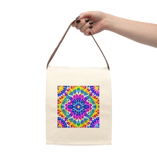 Canvas Lunch Bag “Tie Dye” Reusable Eco-Friendly With Strap Bags/Backpacks Canvas Lunch Tote 4