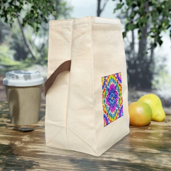 Canvas Lunch Bag “Tie Dye” Reusable Eco-Friendly With Strap Bags/Backpacks Canvas Lunch Tote 5