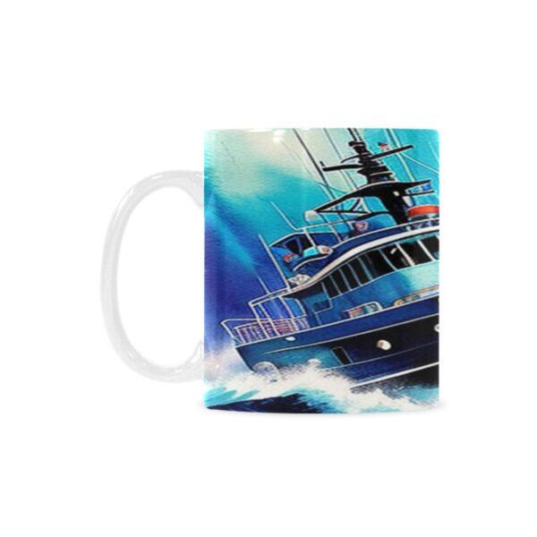 Ceramic Mug – 11 oz White –  Voyage Drinkware Artistic Coffee Cups 6
