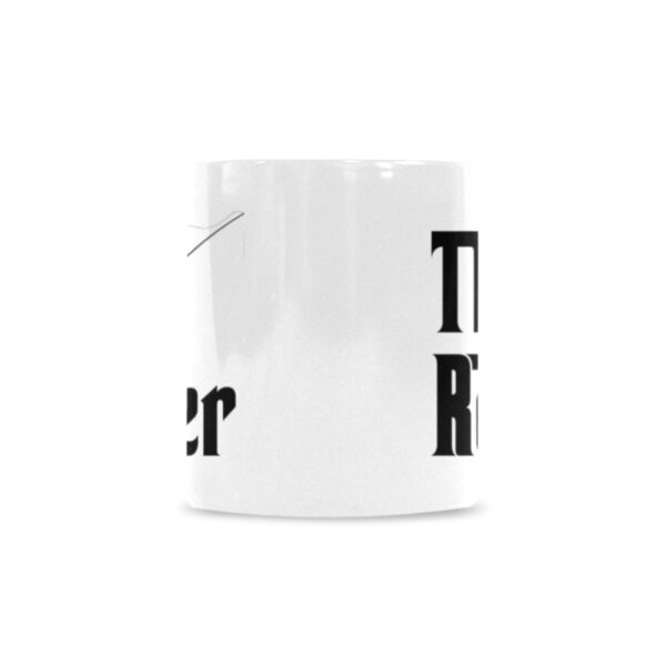 Ceramic Mug – 11 oz White –  Rodfather Drinkware Artistic Coffee Cups 4
