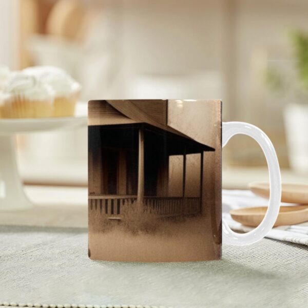 Ceramic Mug – 11 oz White –  Abandoned Drinkware Artistic Coffee Cups 7
