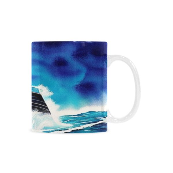 Ceramic Mug – 11 oz White –  Voyage Drinkware Artistic Coffee Cups 5