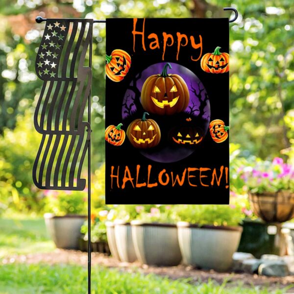 Linen Garden Flag Banner – Halloween
– Happy Jacks 12″x18″ Garden Banner Flags Decorative Yard 3
