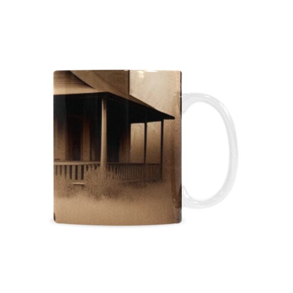 Ceramic Mug – 11 oz White –  Abandoned Drinkware Artistic Coffee Cups 6