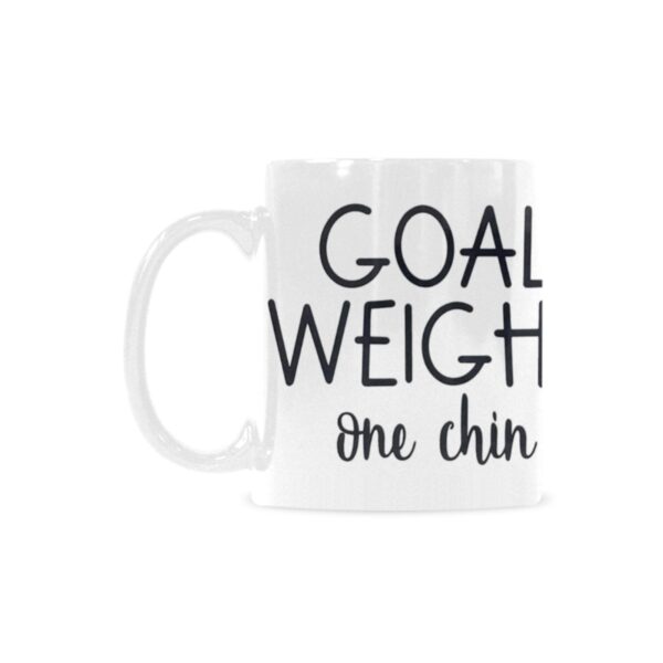Ceramic Mug – 11 oz White –  Goal Weight Drinkware Artistic Coffee Cups 7