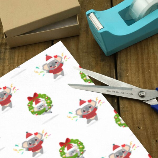 Wrapping  Paper Gift Wrap – Mouse Wreath – 1, 2, 3, 4 or 5 Rolls Gifts/Party/Celebration Birthday present paper 4