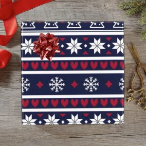 Wrapping
Paper Gift Wrap – Christmas Scarf Design – 1, 2, 3, 4 or 5 Rolls Gifts/Party/Celebration Birthday present paper