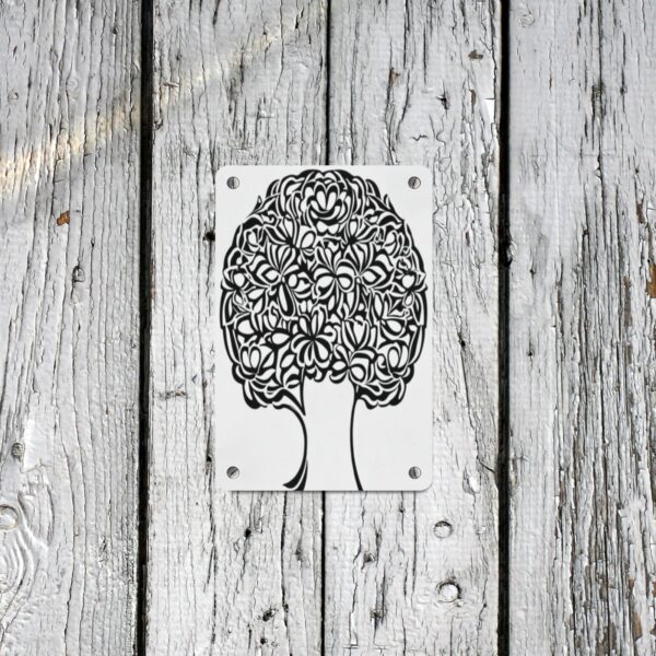 Metal Wall Art Print – Brain Tree White – 8×12 Metal Tin Sign 8"x12"(Made in Queen) Artwork Artwork Sign 3