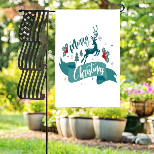 Linen Garden Flag Banner – Christmas
Winter  – White Deer 12″x18″   Garden Banner Flags Decorative Yard 4
